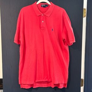 XL pinkish red Polo by Ralph Lauren - 🥂 sale!